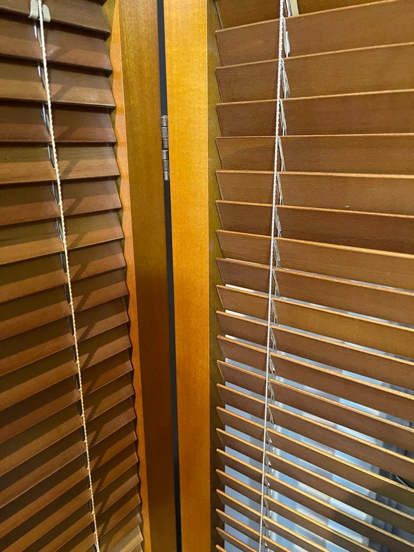 木製 3面 パーティション ブラインド型 間仕切り インテリア