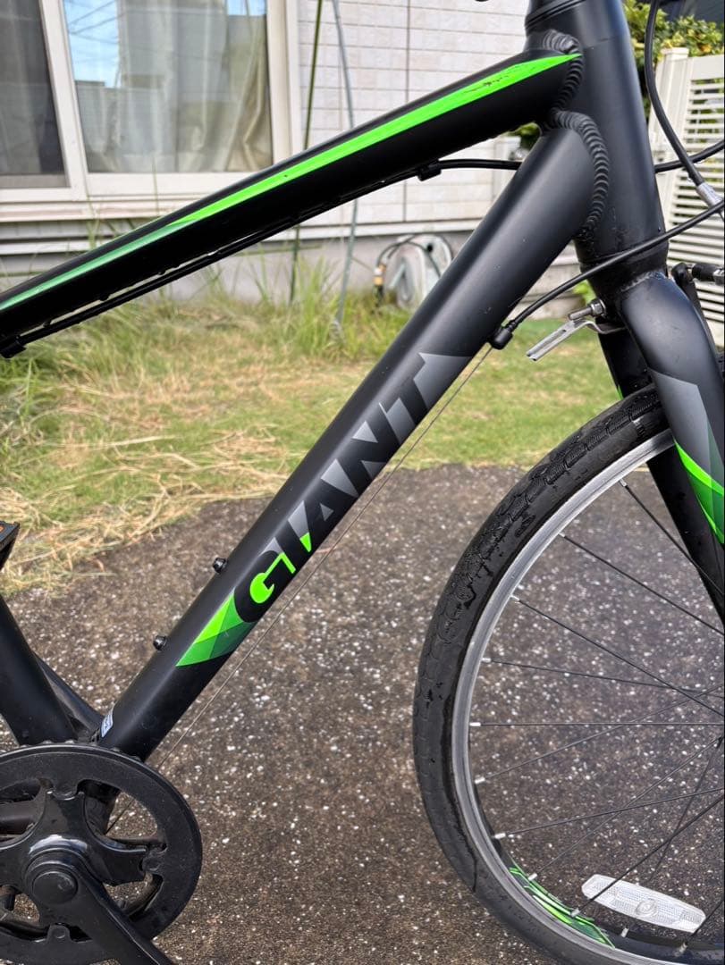 Giant クロスバイク ブラック/グリーン