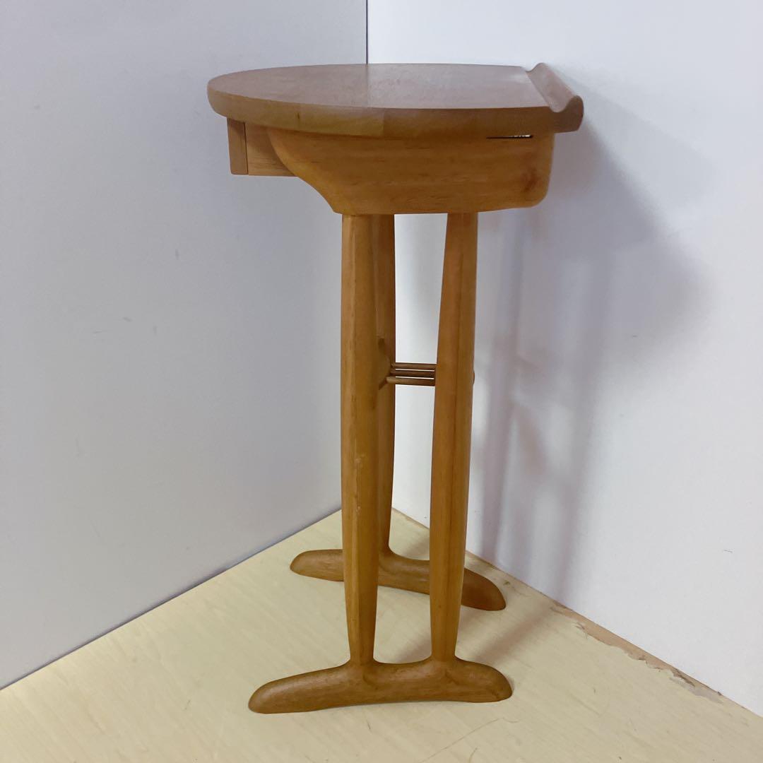 karimoku カリモク　木製　サイドテーブル　コンソール　電話台　FAX台