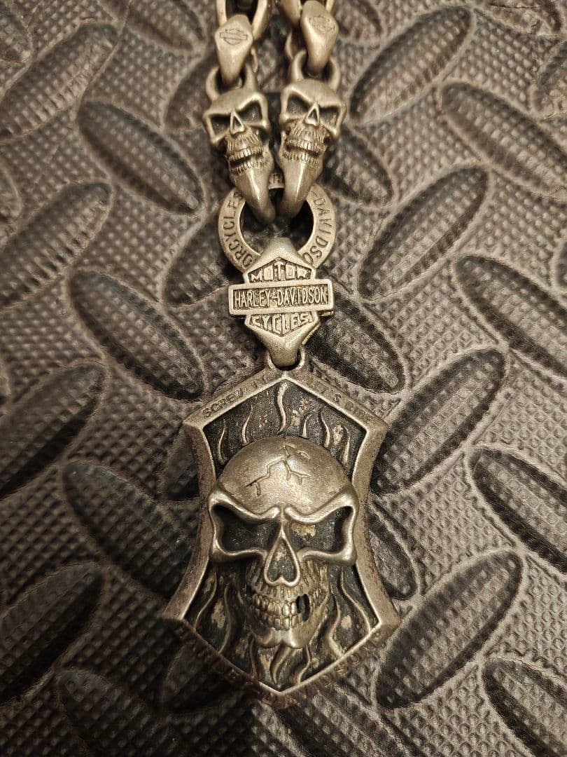 Harley-Davidson スカルネックレス シルバー925