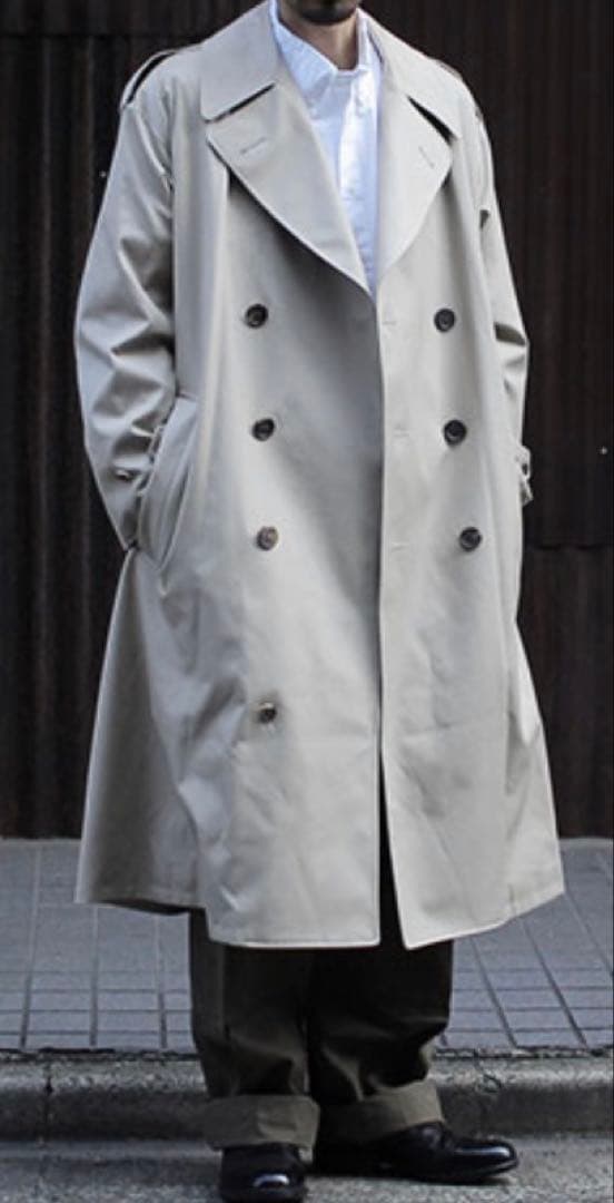 【美品】CIOTAスビンコットンギャバ トレンチコート サイズ6