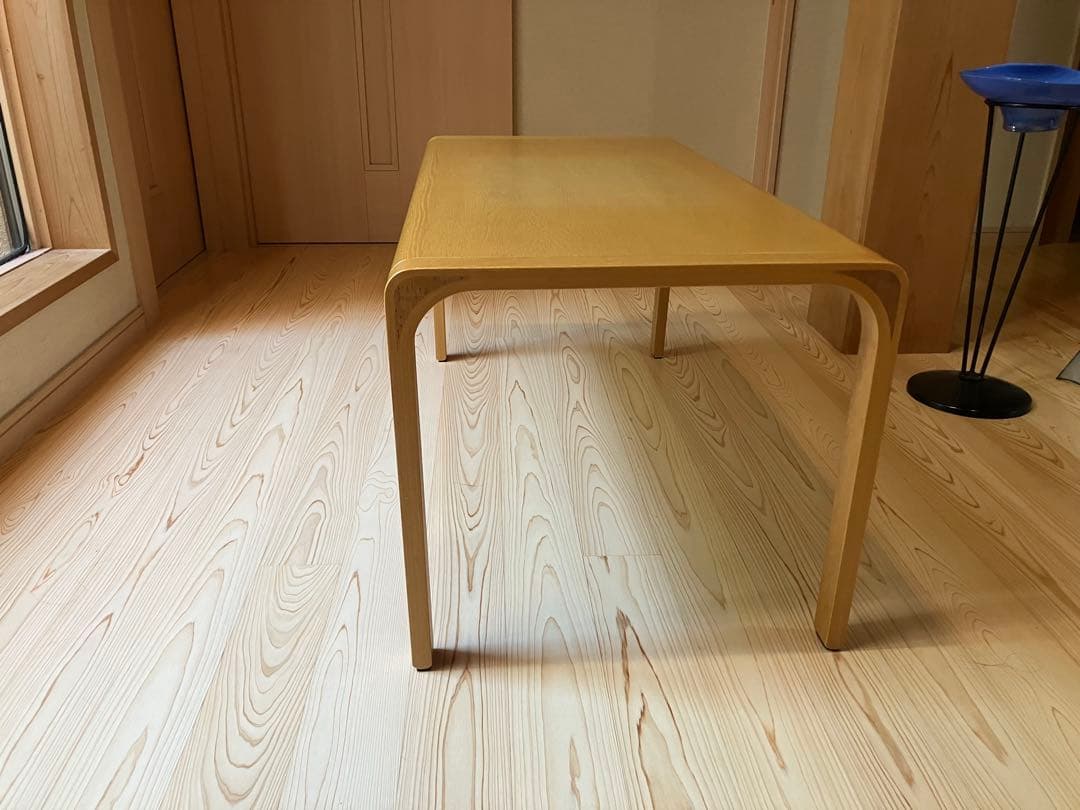 天童木工　国産ビンテージ　センターテーブル　オーク　アノニマス　デザイン