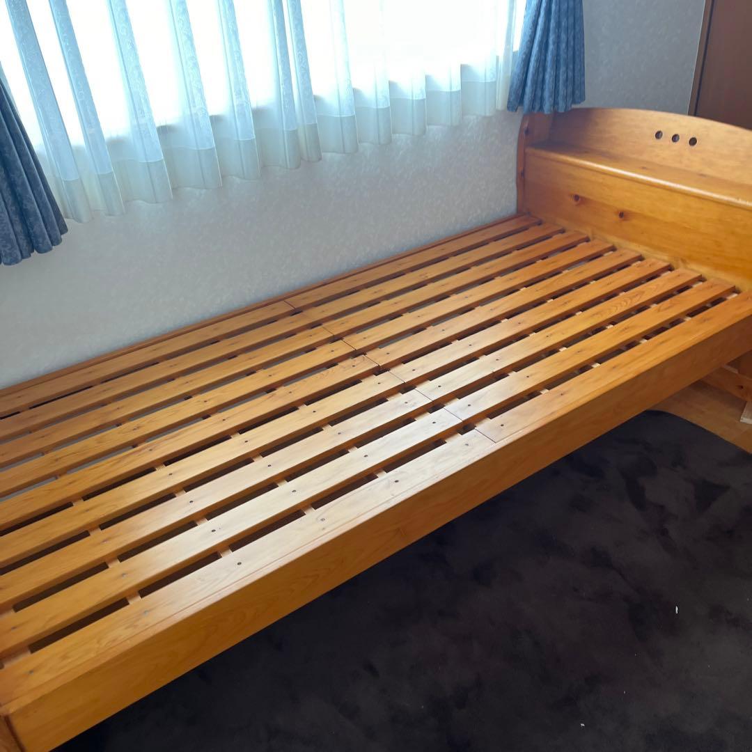 木製　シングルサイズ　すのこベッド