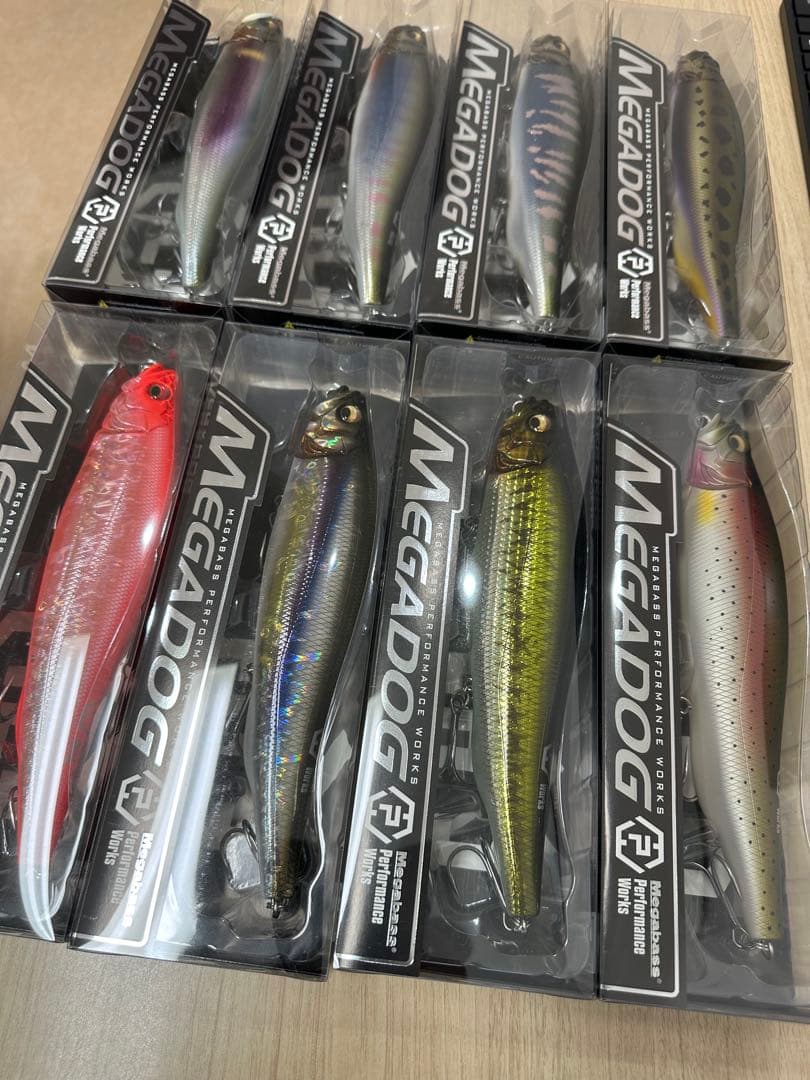 【希少】メガバス　MPS MEGADOG 新品未使用 8個セット