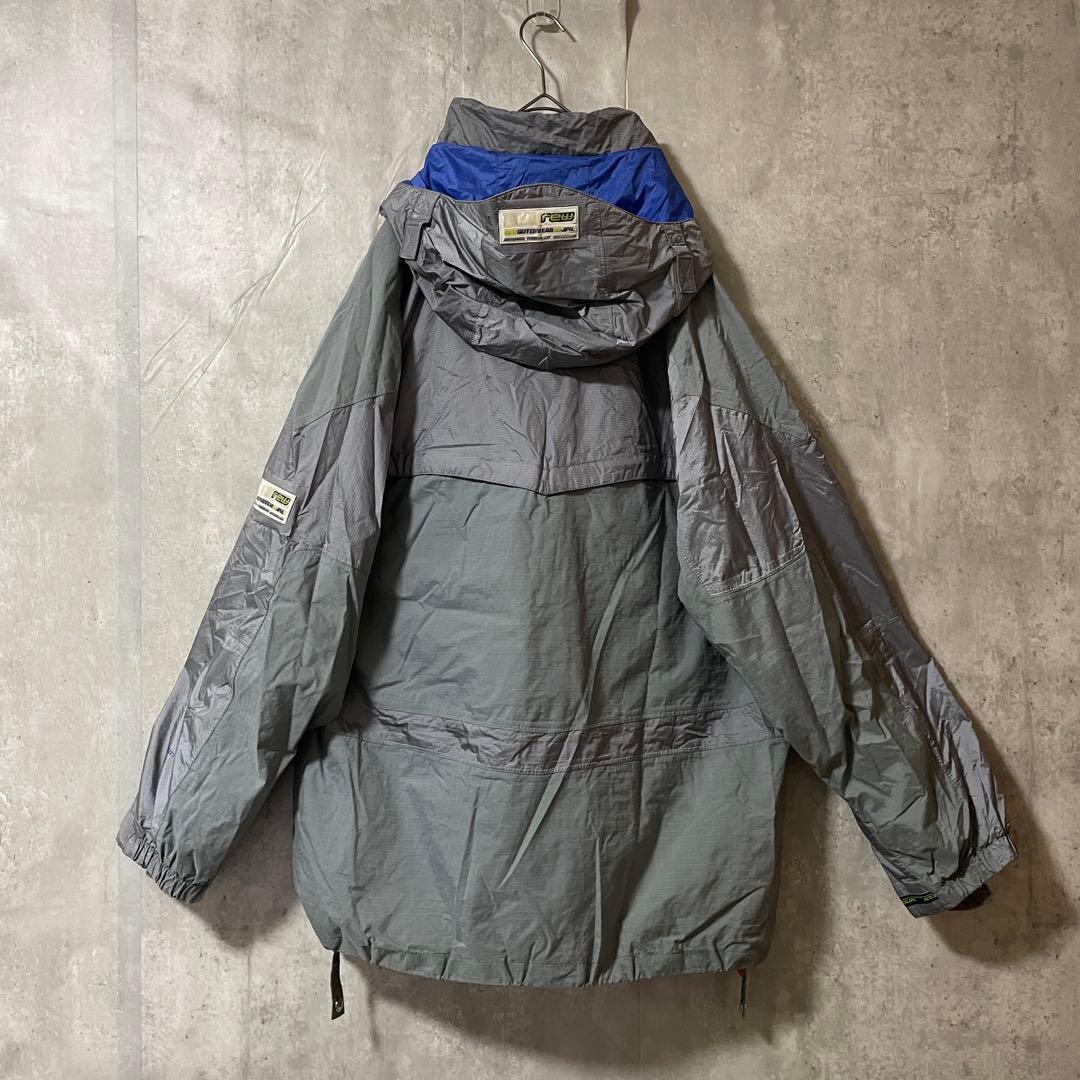 rewスキーウェアスノーボードジャケットパーカーパンツ上下セットアップ灰色グレー