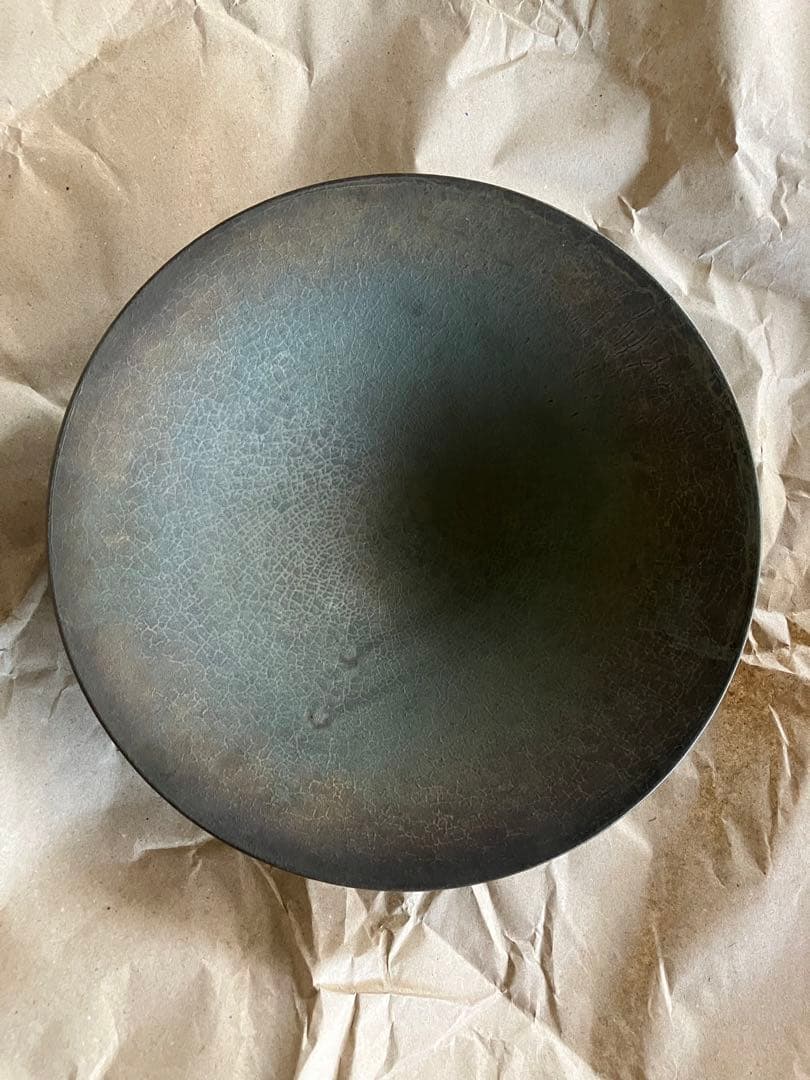 瀬川辰馬　硫化銀彩　鉢