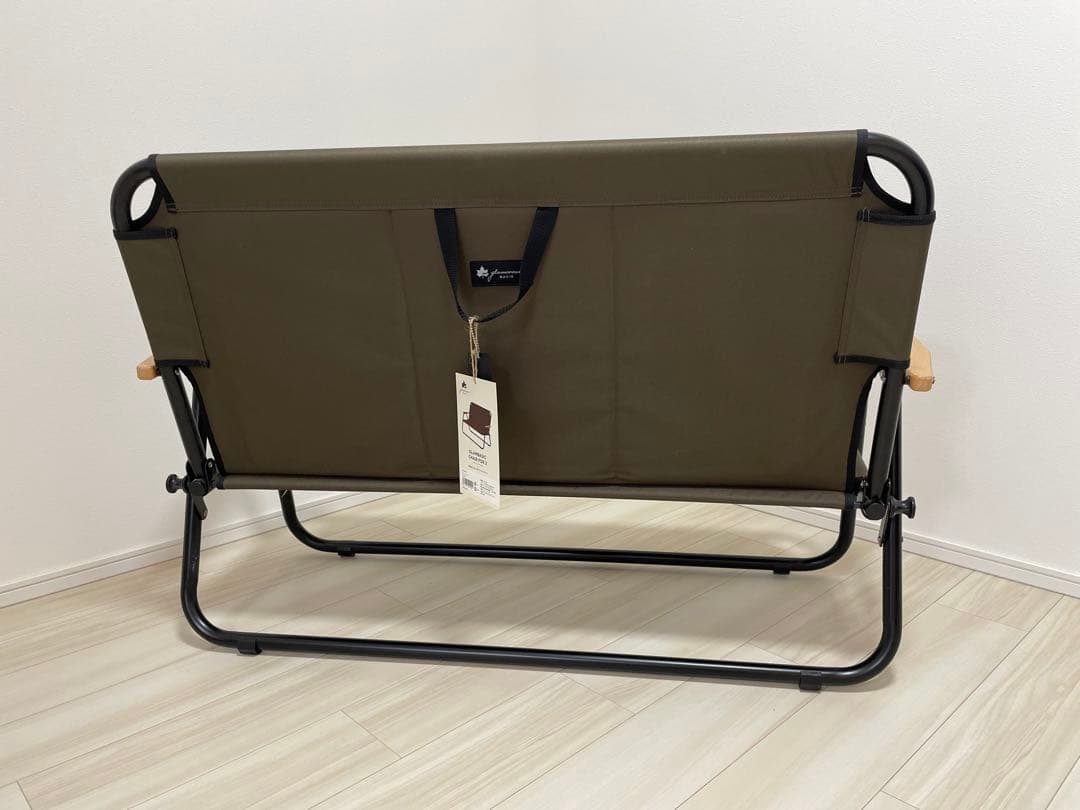 LOGOS GLAMBASIC CHAIR FOR 2 ブラウン