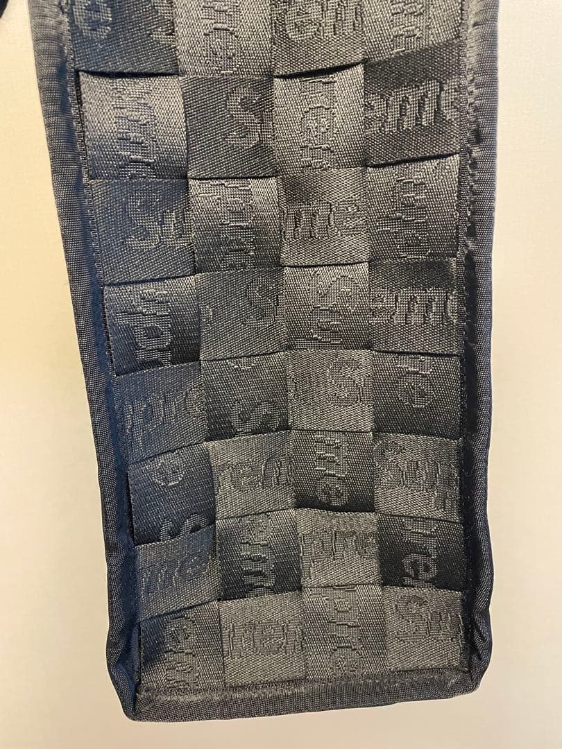 SUPREME ウーブントートバッグ ブラック