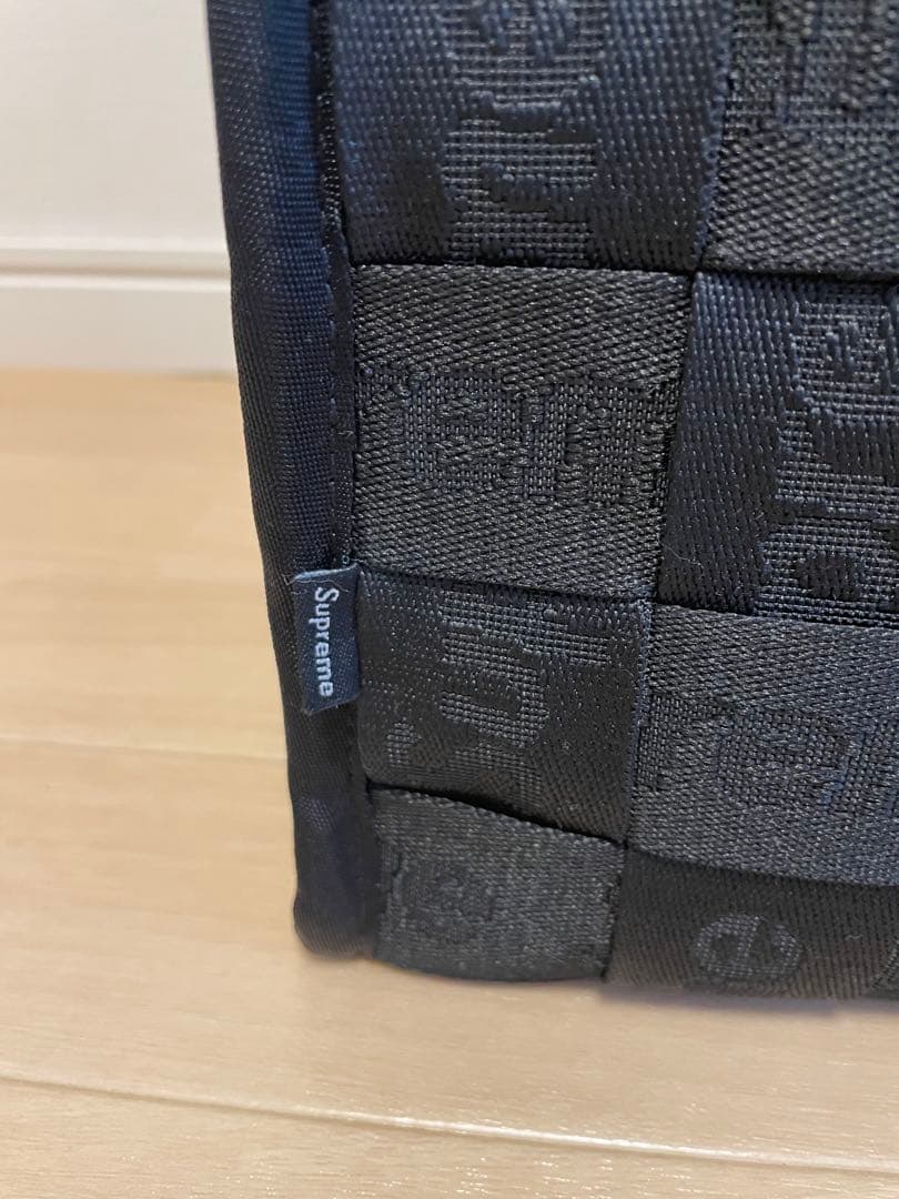 SUPREME ウーブントートバッグ ブラック