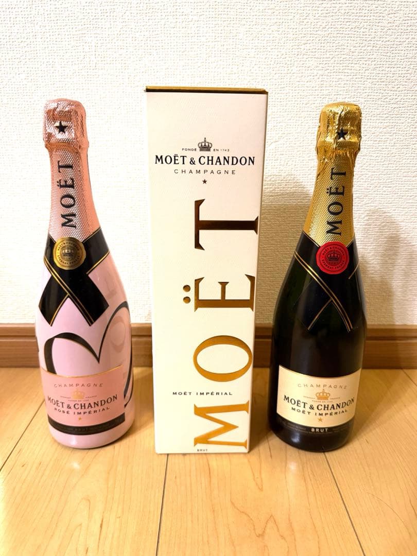 モエ・エ・シャンドン シャンパン ロゼ　セット750ml