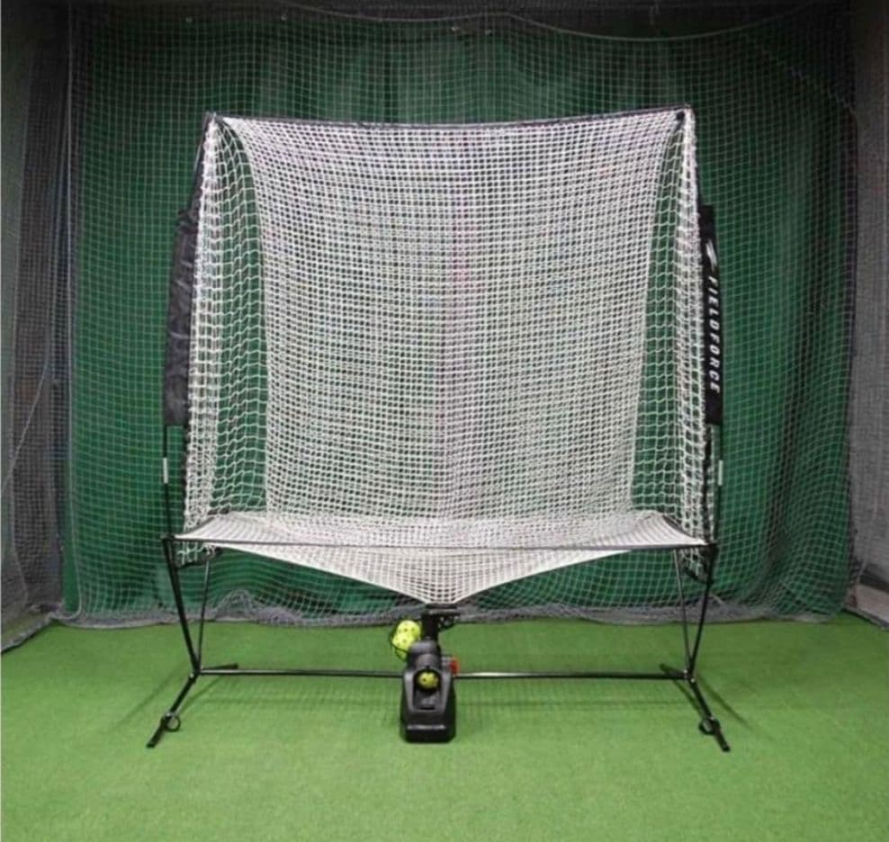 トスマシーン（アダプター付き）　野球ネット　練習ボール付き