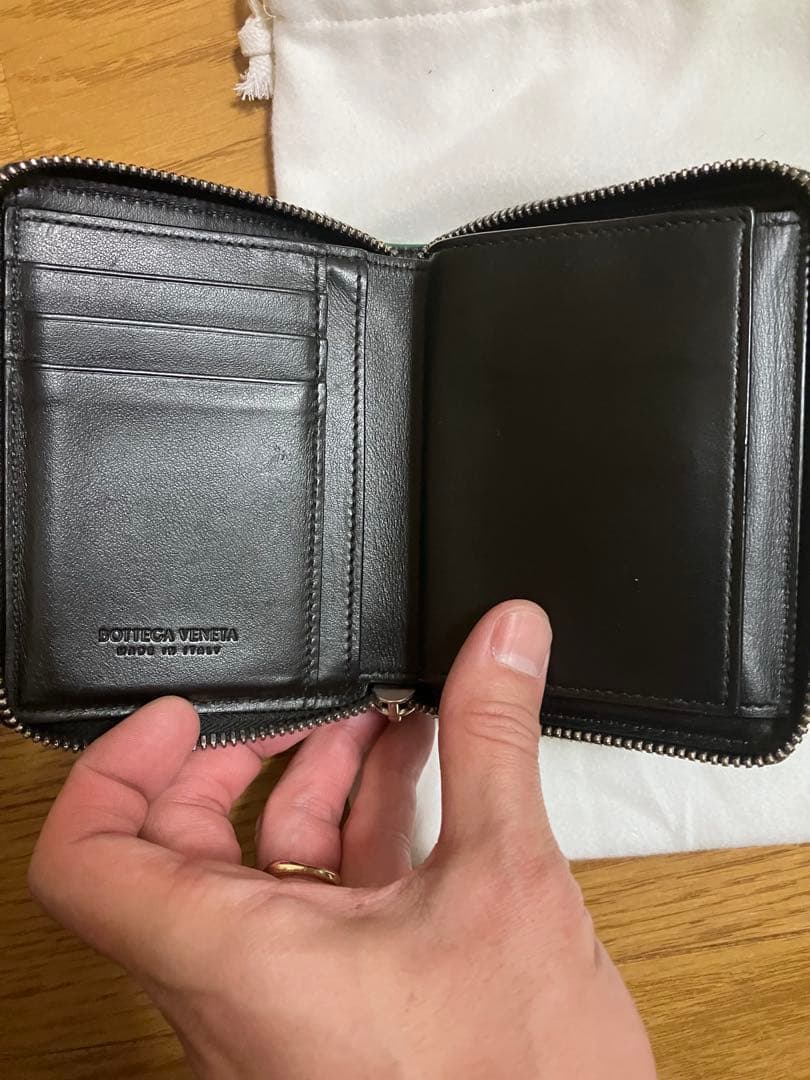 BOTTEGA VENETAボッテガ　カセットラウンドファスナーウォレット美品