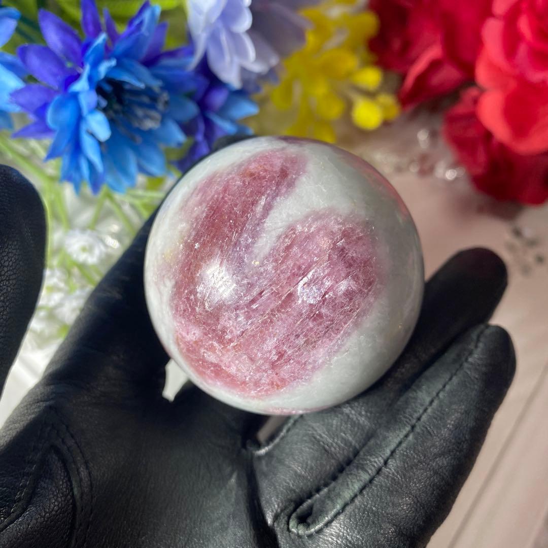 ピンクトルマリン スフィア 50.8mm