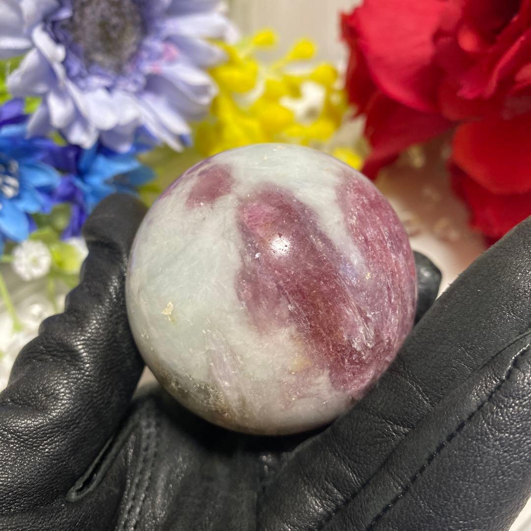 ピンクトルマリン スフィア 50.8mm