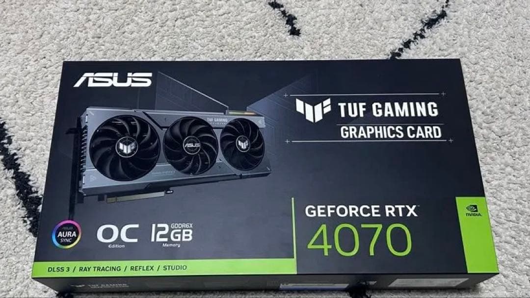 グラフィックボード・グラボ・ビデオカード ASUS TUF Gaming GeForce RTX 4070 OC 12GB