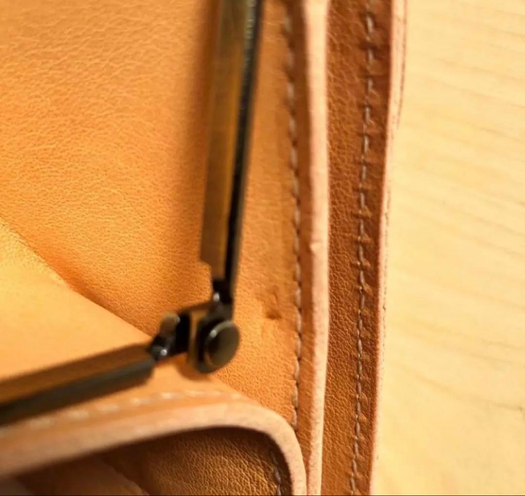 【定価40,150円】IL BISONTE イルビゾンテ 財布 レザー がま口