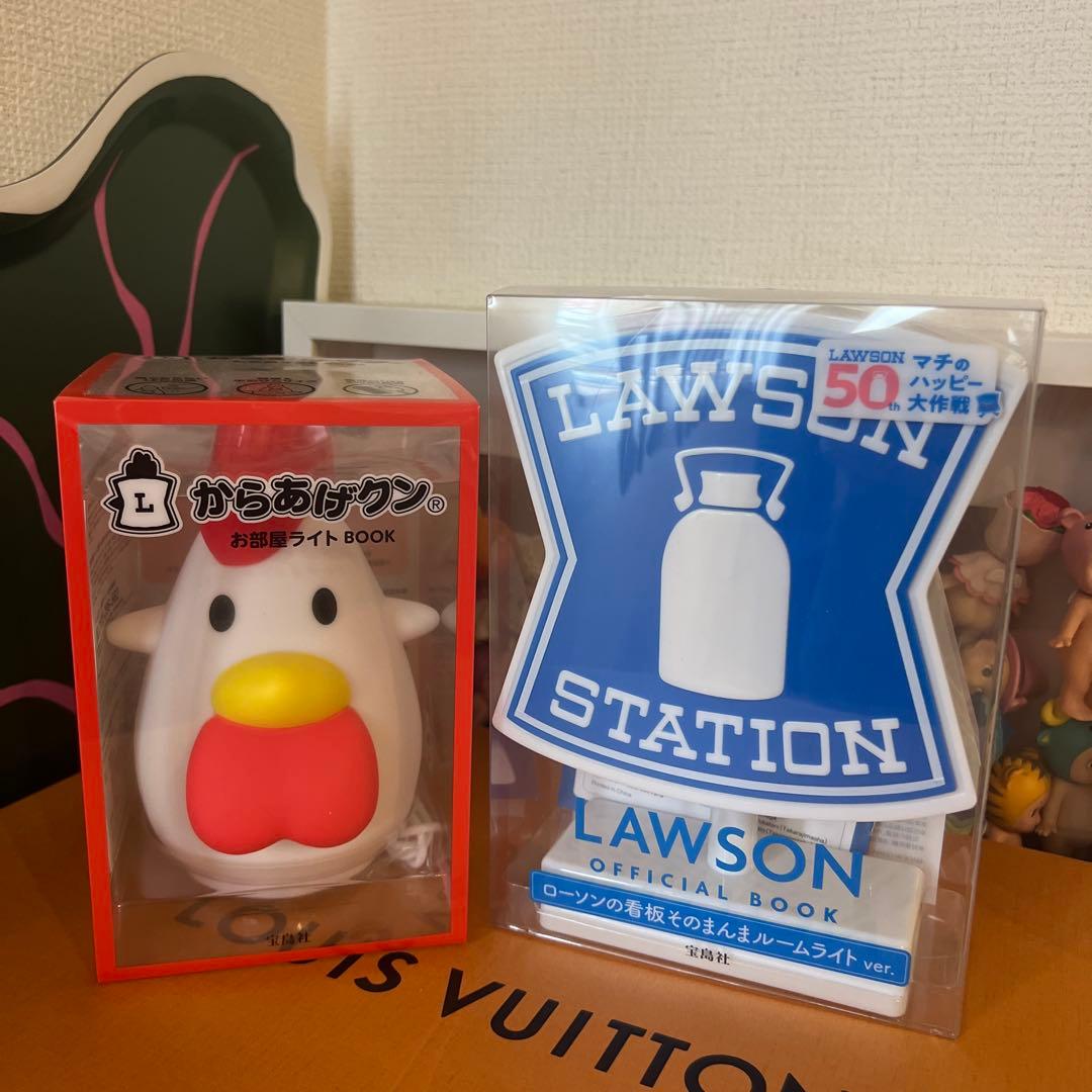 ローソン　LAWSON デスクライト　お部屋用ライトからあげクン　看板　匿名発送
