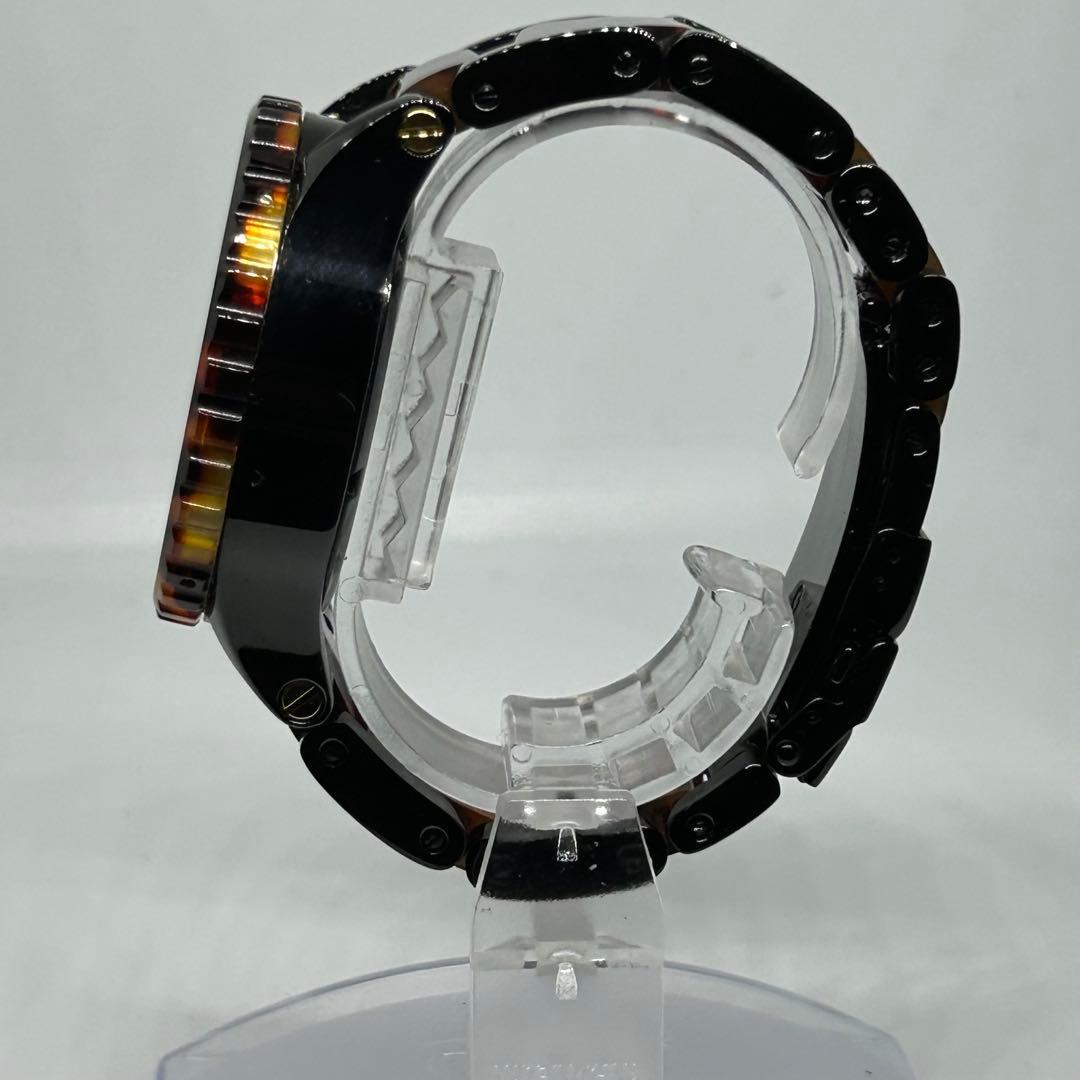 【美品】ニクソン クロノグラフ べっこう柄 箱 説明書付 即購入OK