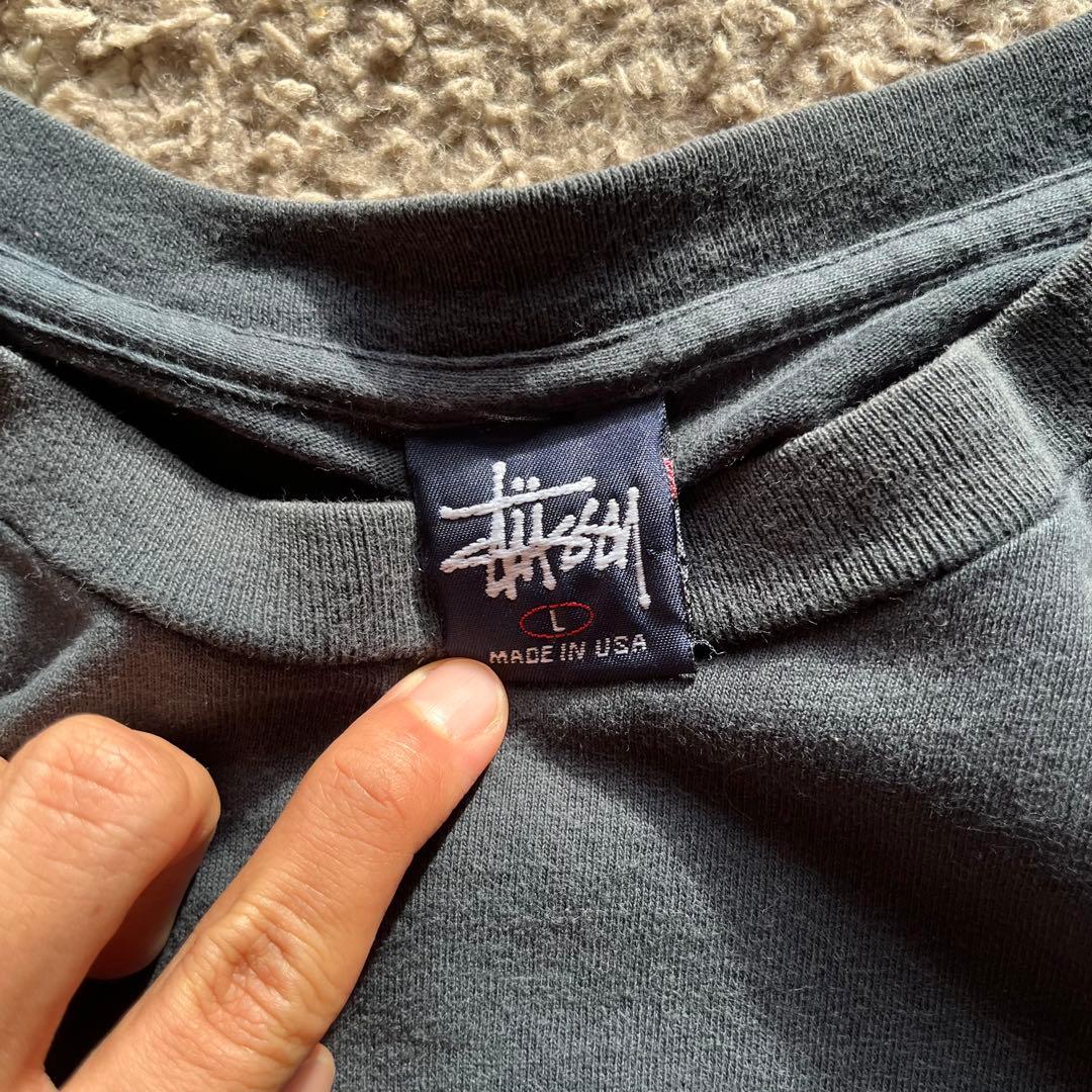 Old STUSSY Tシャツ 90s 紺タグ archive vintage