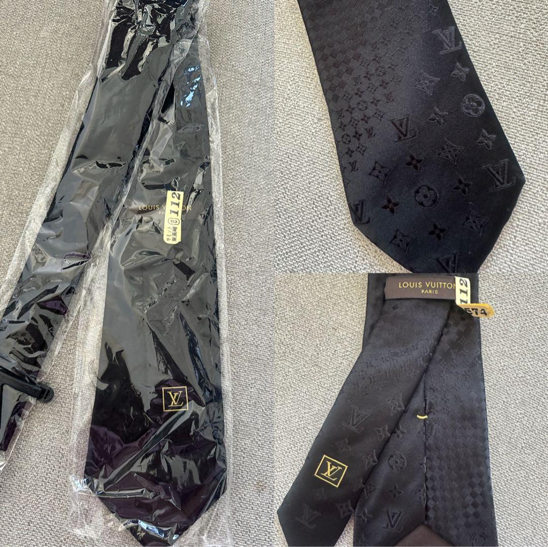 Louis Vuitton ブラック メンズネクタイ