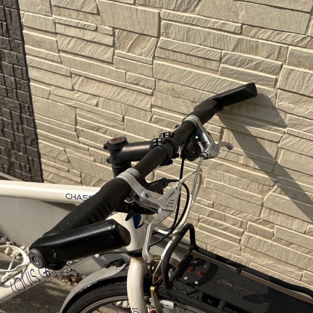 【整備済み】LOUIS GARNEAU ルイガノ クロスバイク 前後キャリア付き