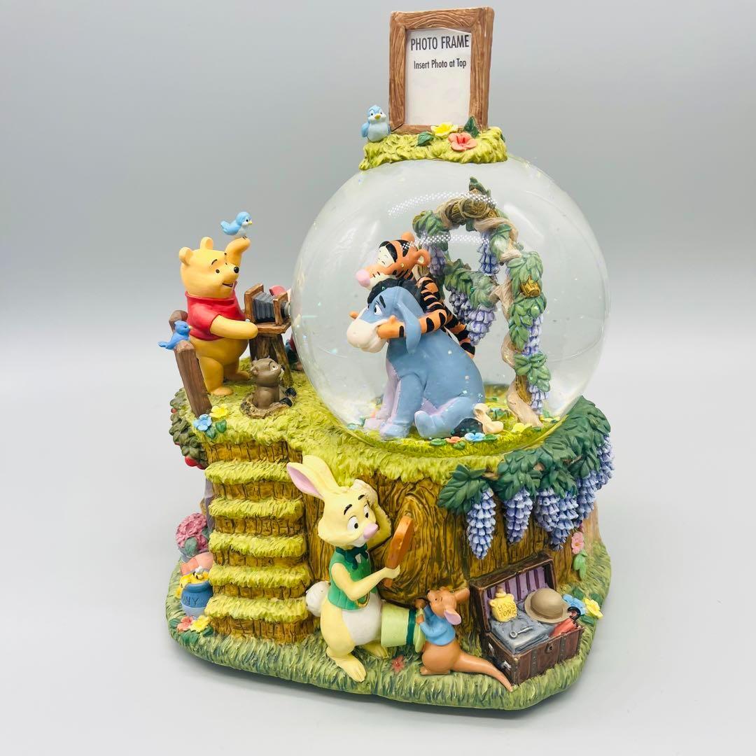 ［レア］くまのプーさんオルゴール　スノードーム　スノーグローブ