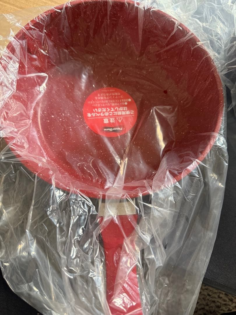 0*2様 flavor S tone 赤い鍋1個・フライパン2個セット