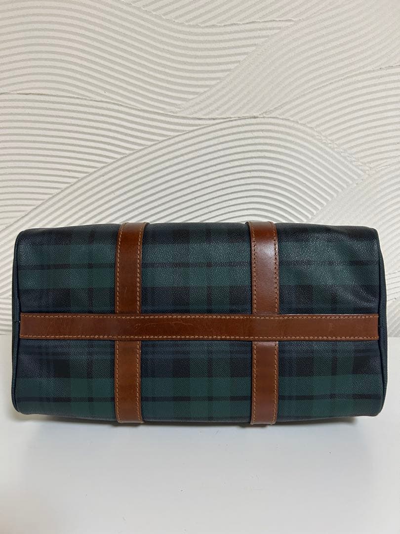 POLO RALPH LAUREN ミニボストンバッグ チェック柄 ヴィンテージ