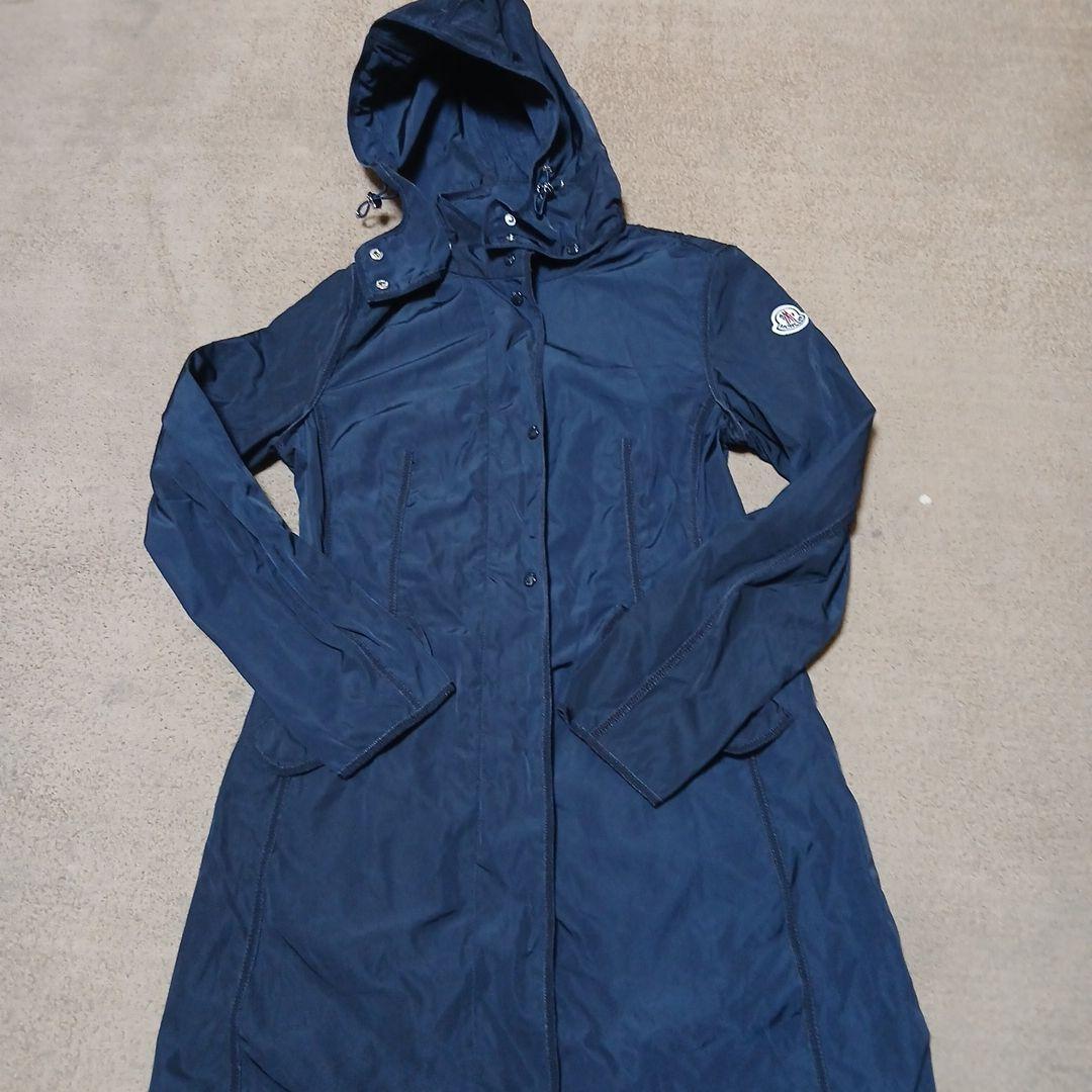 MONCLER フード付きネイビージャケットモンクレール