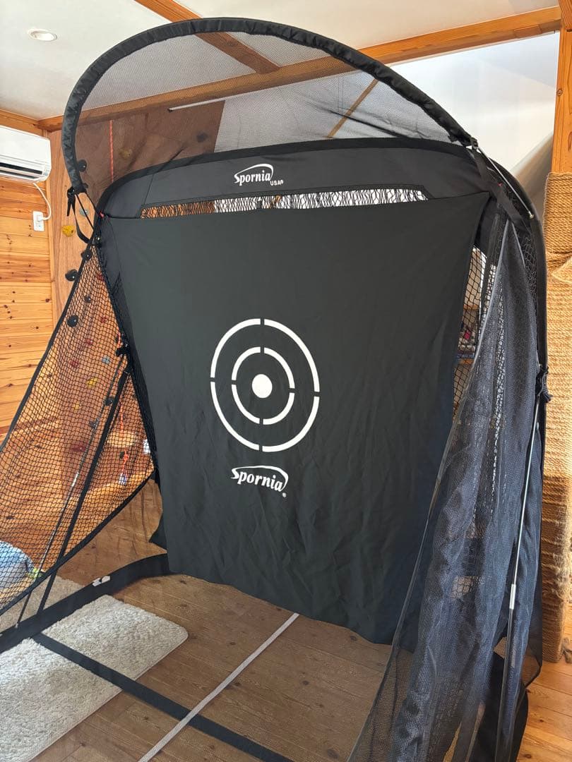 Spornia ゴルフ練習用ネット レギュラーサイズ　黒