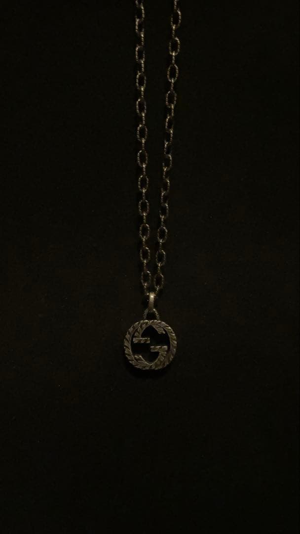 GUCCI インターロッキングネックレス silver925