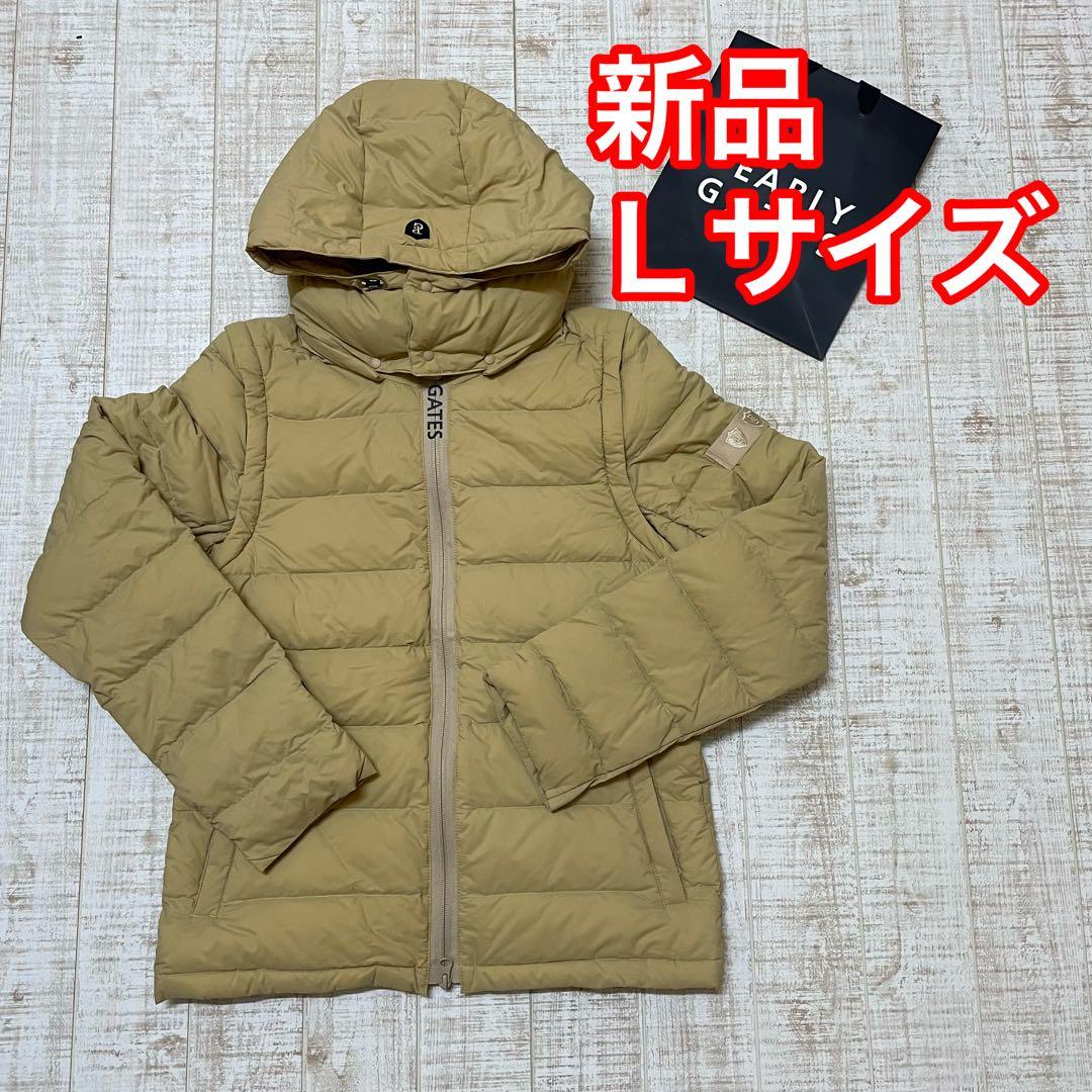 新品 パーリーゲイツ ダウンジャケット 高級 ベージュ Lサイズ（5）