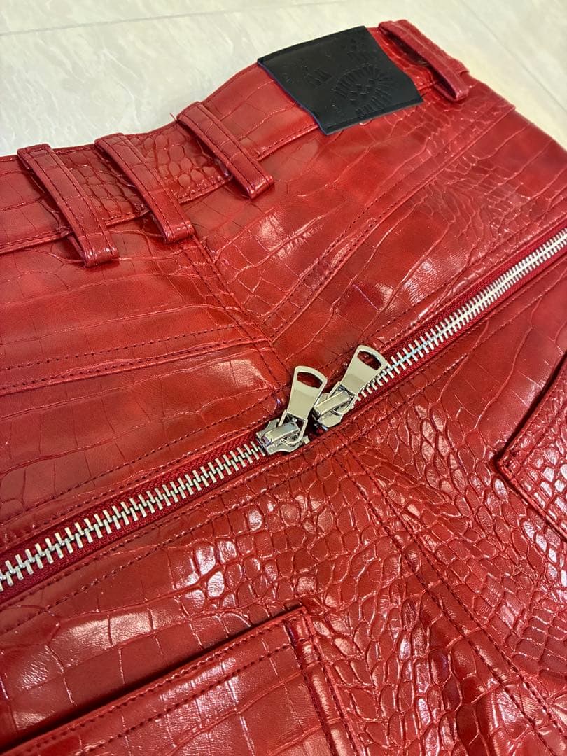 GOAR クロコレザーパンツ　新品　激レア品
