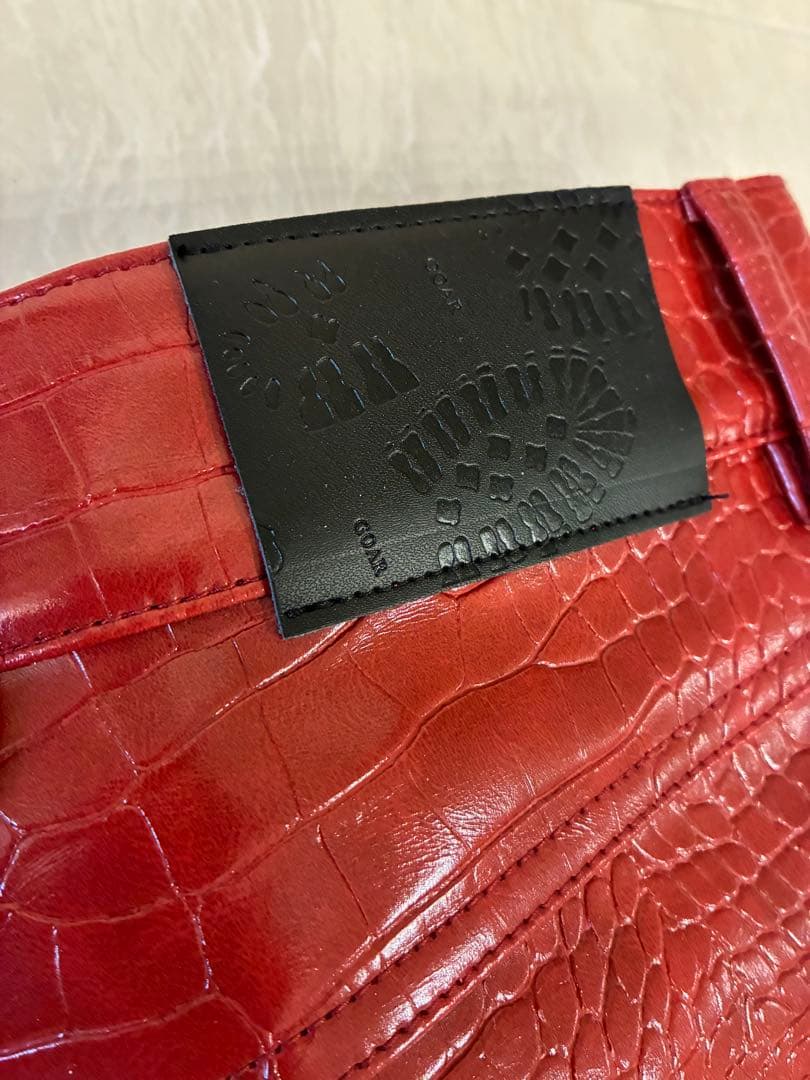 GOAR クロコレザーパンツ　新品　激レア品