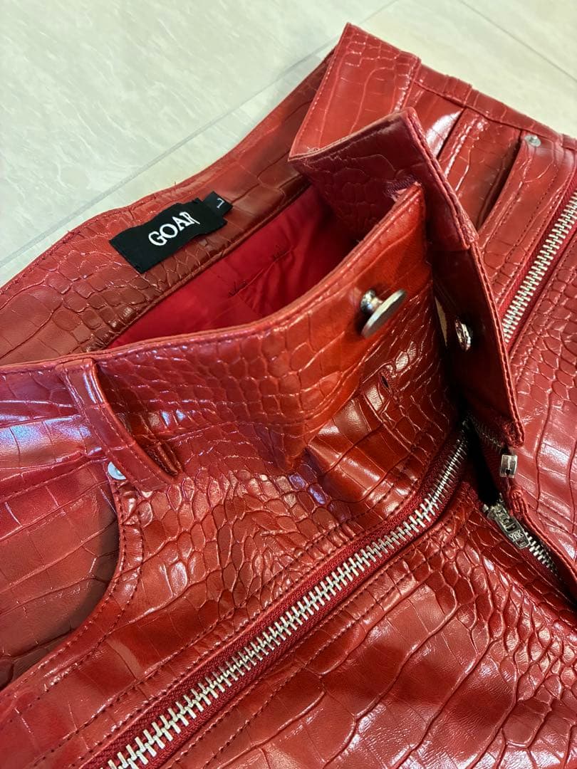 GOAR クロコレザーパンツ　新品　激レア品