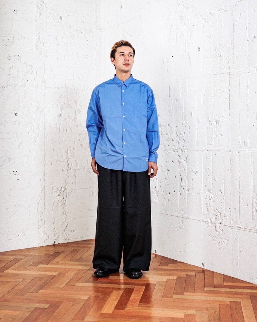 【マツケン様】綿ブロードL/Sシャツ