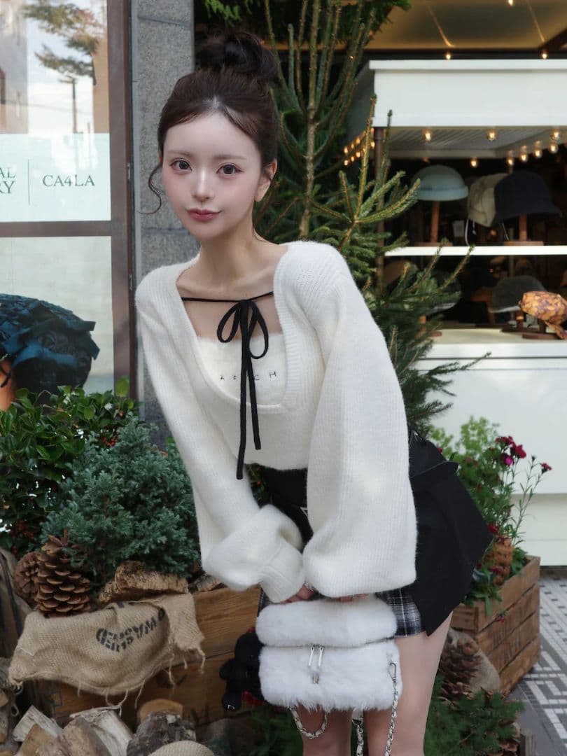 Darich ダーリッチ アシメレイヤードニットトップス 新品♡タグ付き