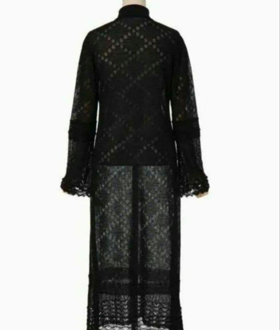 ワンピース Sheer Lace Knitted Dress