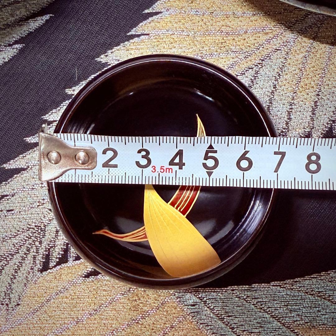 漆器　輪島塗　本蒔絵磨出金彩　木製　中皿&豆皿　10客 5セット