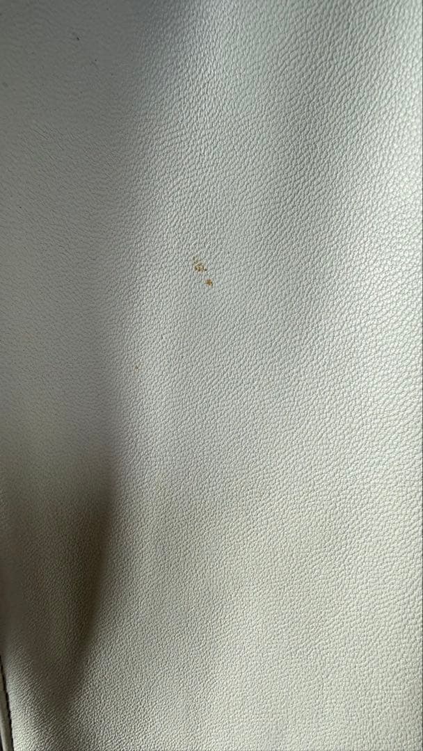 5351 POUR LES HOMMES ラムレザー ジャケット 白 ライダース