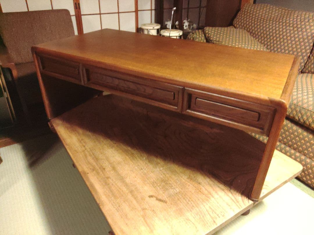 希少　文机　座卓　テーブル　デスク　レトロ　アンティーク　ヴィンテージ　レア