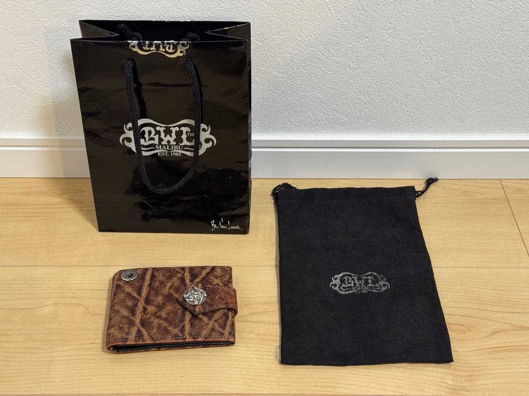 Bill Wall Leather ウォレット 二つ折り財布 エレファントレザー