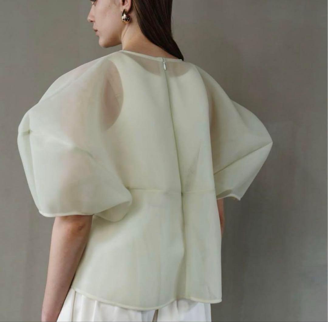 リテン　Liten sheer sculpture tops シアー　ミント