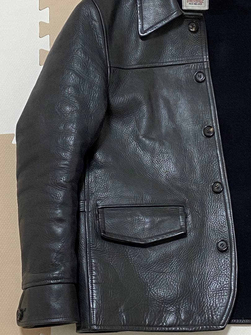 G.S.V._[レザージャケット]30'S CAR COAT=COW HIDE=