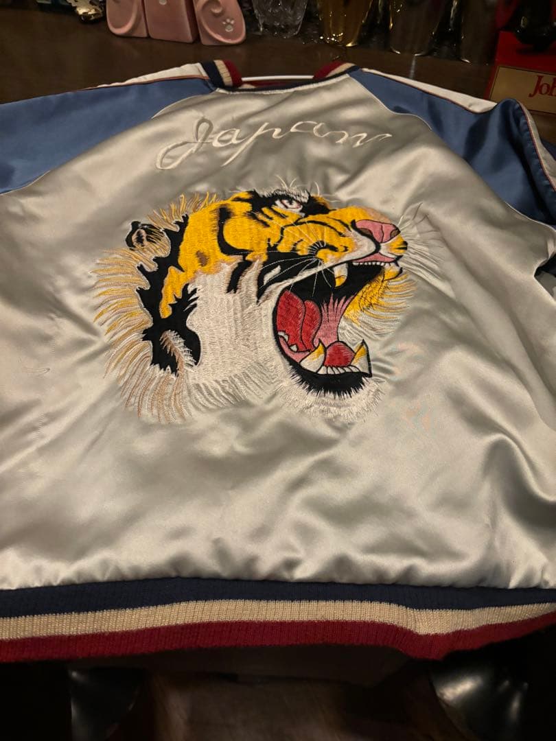 スカジャン 虎・ドラゴン・鷹 刺繍