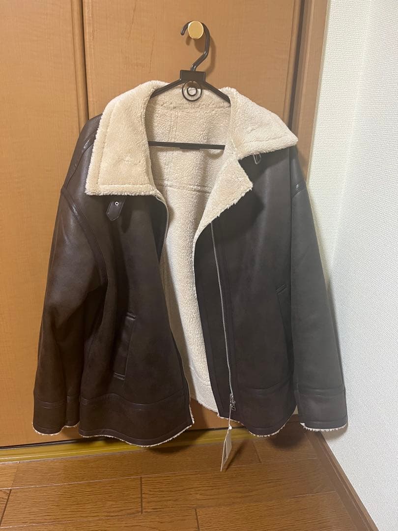 LEPSIM ブラウン B3 ボアジャケット　タグつき