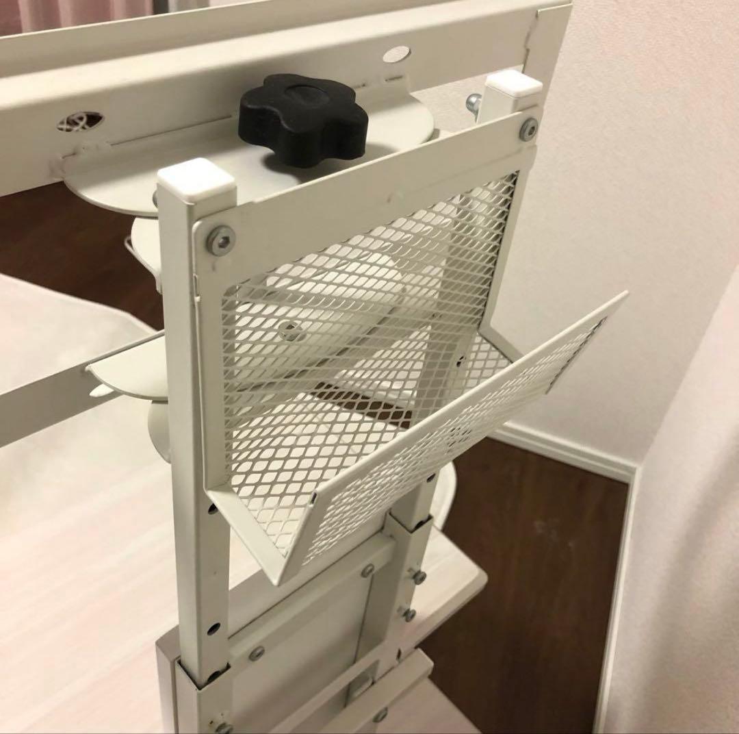 【美品】ニトリ｜32〜64インチ対応｜テレビスタンド ロータイプ｜ホワイト木目