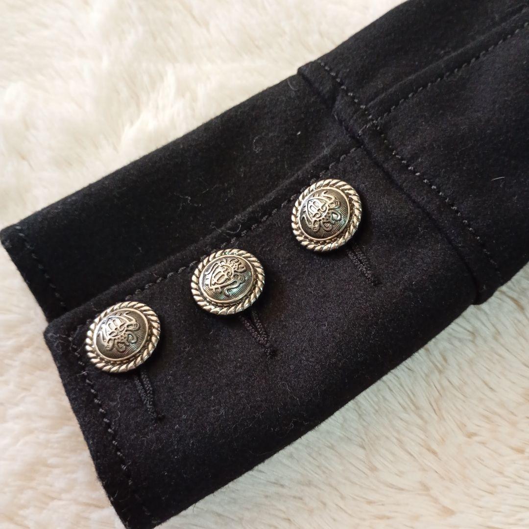 Y2K ナポレオンジャケット 短丈コート NANA ダークコア グランジ M