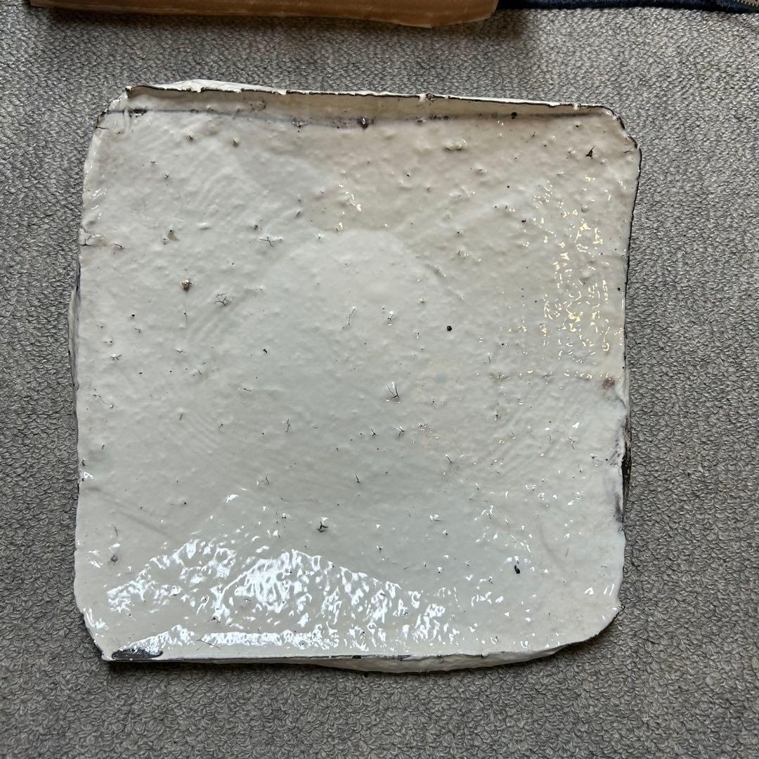 辻村史朗　粉吹八寸　皿