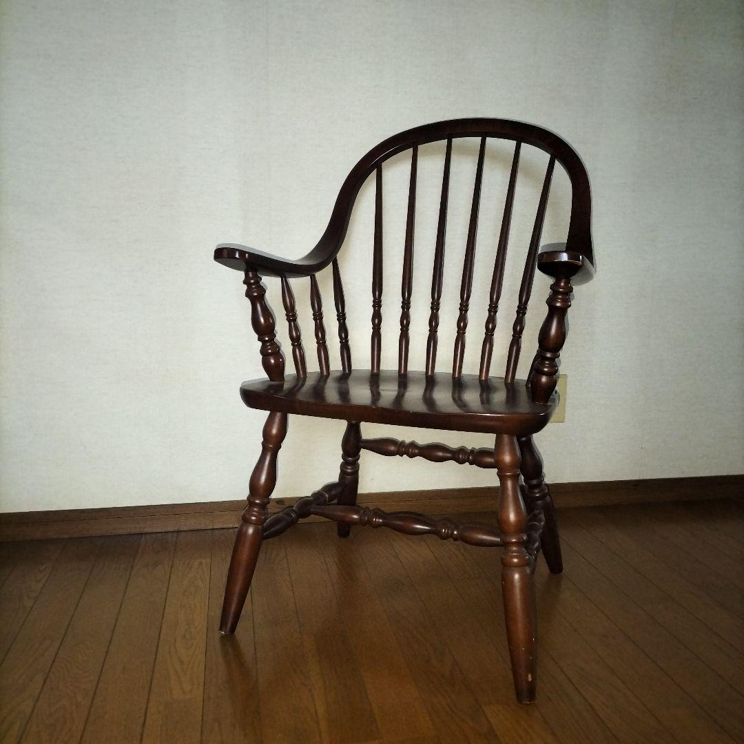 柏木工　アーム　ウインザーチェアー　椅子　ダイニング　チェア